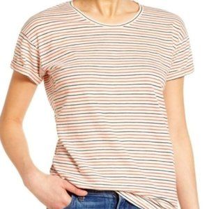 Madewell Red White Blue Striped Tee - M